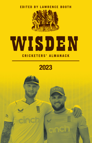 Ben Stokes and Brendon McCullum grace the cover of the 2023 Wisden Cricketers' Almanack
